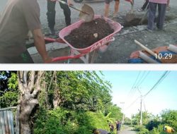 Perkuat Sinergi Polri dan Warga Desa Dalam Gelar Gotong Royong