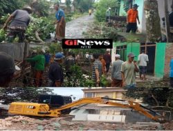Semangat Kebersamaan Masyarakat Bersama Kepala Desa Bunkate Gelar Gotong Royong