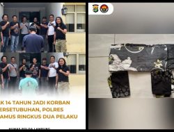 Anak 14 Tahun jadi Korban Persetubuhan , Polres Tanggamus Ringkus Dua Pelaku.