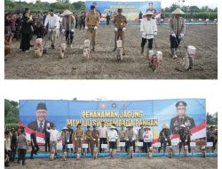 Wakapolri dan Kapolda Lampung Dampingi Menko Pangan Zulkifli Hasan Tanam Jagung di Lampung Selatan