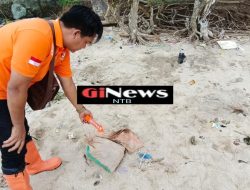 ‎Polres Loteng Olah TKP Tanah Longsor Akibatkan Seorang Penambang Emas Ilegal Meninggal