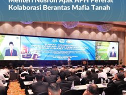 Buka Rakor Pencegahan dan Penyelesaian Tindak Pidana Pertanahan, Menteri Nusron Ajak APH Pererat Kolaborasi Berantas Mafia Tanah