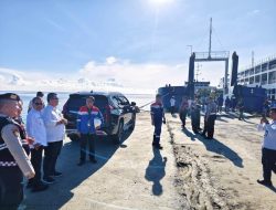 Bupati Nias dan Wali Kota Gunungsitoli Langsung Tinjau Kapal Wira Prime Pembawa Gas LPG