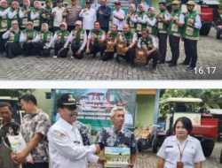 Ratusan Alsintan Di Glontorkan Ke Kelompok Tani Di Kabupaten Rembang Guna Memperkuat Swasembada Pangan.
