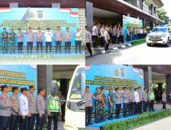 Wakapolri Pimpin Pelepasan Bantuan Kemanusiaan Untuk Para Korban Bencana Alam.