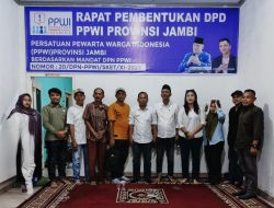 DPD PPWI Provinsi Jambi Resmi di Bentuk Langsung Gercep Open Donasi Untuk Korban Bencana