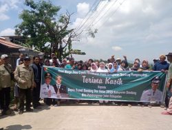 Warga Pabeyan Desa Cipaku, Ucapkan Terimakasih Kepada Bupati Bandung Dadang Supriatna.