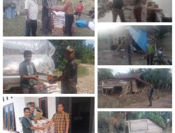 Sukiman, SE Kunjungi Langsung Dusun 5 Kotopuad Pastikan Kondisi Warga Dalam Keadaan Selamat Pasca Banjir.