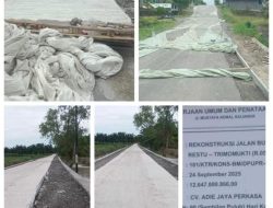 Pengerjaan Jalan Bumi Daya-Trimo Mukti Capai Empat Puluh Persen.
