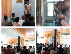 Polres Way Kanan Gelar Salat Gaib Untuk Korban Bencana Alam di Sumatera dan Jawa Timur