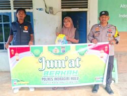 Polsek Batang Gansal Gelar Jumat Curhat dan Jumat Berkah, Dekatkan Polisi dengan Masyarakat