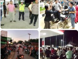 Kawal Pendistribusian BBM Agar Tidak Terjadi Kegaduhan Saat Antri Disalahsatu SPBU Kecamatan Sinunukan.