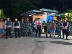 Kodim 0424/Tanggamus Bersama Polsek Sumberejo Melakukan Patroli Gabungan