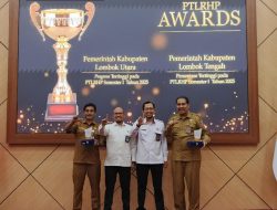 Pemkab Lombok Tengah Raih Penghargaan PTLRHP Tertinggi Dari BPK RI NTB