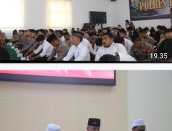 Solidaritas untuk Negeri, Polres Lebak Gelar Do’a Bersama Korban Bencana