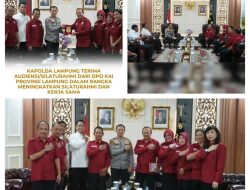 Kapolda Lampung Terima Kunjungan Silaturahmi DPD KAI Provinsi Lampung