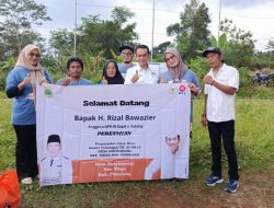 Anggota DPR RI Rizal Bawazier Resmikan Jalan Aspal Bantuan CSR di Beberapa Titik Desa