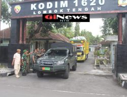 Kodim 1620/Loteng Salurkan Bantuan Masyarakat Lombok Tengah Untuk Korban Bencana Alam Sumatera dan Aceh