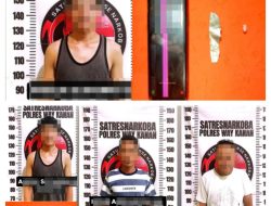 Diduga Terlibat Penyalahgunaan Narkotika, Tiga Pria Asal Way Kanan Diamankan Polisi