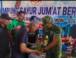 Peringati Hari Juang TNI-AD Ke-80, Kodim 0735/Surakarta Gelar Karya Bakti Pembersihan Fasum Dan Bantuan Paket Sembako