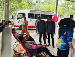 PMI Way Kanan Gelar Donor Darah Dalam Rangka Milad ICMI ke-35