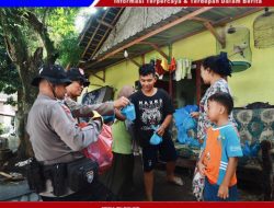 Cepat Tanggap Dampak Luapan Air, Polres Jember Turun Langsung Bantu Warga Terdampak Banjir