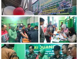 Peringati Hari Juang TNI AD Koramil 0315/ Bayah Bersama PT. Cemindo Gemilang Tbk Adakan Khitanan Massal