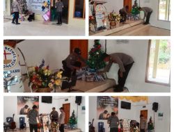 Perayaan Ibadah Natal 2025, Polsek Bumi Agung Berikan Pengamanan di Gereja Bethel Indonesia