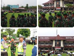 Polres Boyolali dan Kodim 0724/Boyolali Gelar Pasukan Operasi Lilin Candi 2025, Kodim Boyolali Siap Back Up