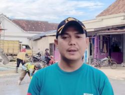 Jalan Di Desa Sungai Cambai Dibangun, Kades Sampaikan Terima Kasih kepada Bupati Mesuji