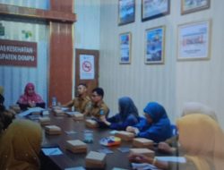 Dinkes Kabupaten Dompu Gelar Koordinasi dan Evaluasi Lintas Sektor.