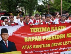 Dapat Becak Listrik dari Prabowo, Penarik Lansia di Solo: Ini Baru Presiden Indonesia!