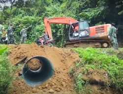 TNI Rampungkan Dua Jembatan Armco di Aceh Timur, Warga Tak Lagi Terisolasi