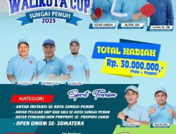 Open Turnamen Tenis Meja Wali Kota Cup 2025 Se-Sumatera Digelar Perdana di Kota Sungai Penuh