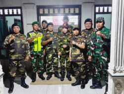 Sinergitas Menjelang Nataru Koramil 17 Ringinarum pengamanan siap Siaga