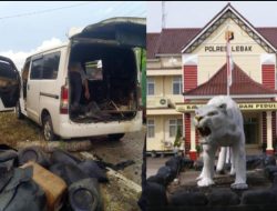 Mobil Gran Max Terbakar Membawa BBM Subsidi, Unit Krimsus Polres Lebak, Diduga Cek CCTV di 2 SPBU