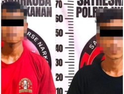 Dua Pria Diduga Terlibat Penyalahgunaan Narkotika Diamankan Polres Way Kanan