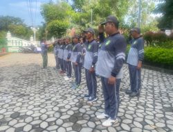 Wujudkan Linmas Yang Tangguh, Babinsa Kepatihan Wetan Gembleng Pelatihan Kedisiplinan