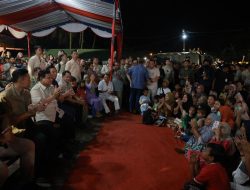 Pengungsi Senang Prabowo Rayakan Tahun Baru di Posko Batu Hula: Mudah-mudahan Terus Dibantu