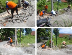 Babinsa Banyudono Bangkitkan Semangat Gotong Royong, Warga Bersama TNI Perbaiki Jalan Penghubung Antar Dusun