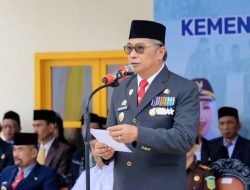 Wabup Barru Pimpin Upacara HAB Ke – 80 Kemenag RI