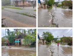 Curah Hujan Deras Rendam Dusun Kusuhijrah, Sejumlah Rumah Warga Terendam Banjir, Warga Desak Pemda Halsel Bangun Drainase Permanen
