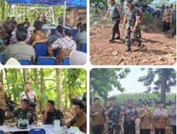 Administratur KPH Kendal, Muhadi Dampingi Komandan Korem 073/Makutarama Kol. Arm. Ezra Nathanael Tinjau Rencana Lokasi Batalyon Teritorial (Yon TP) Di Desa Jatirejo Kecamatan Ngampel