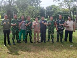 SAFARI DANRAMIL PONDOK AREN KUNJUNGI KELURAHAN JURANGMANGU BARAT DALAM RANGKA PENDIRIAN KOPERASI MERAH PUTIH