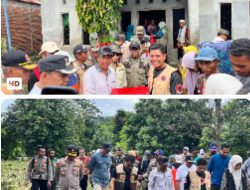 Kecamatan Hu’u di Landa Banjir Bandang, Pemda, Polres dan Kodim 1614 Dompu Turut Bantuan Sembako dan Pembersihan Rumah Warga.