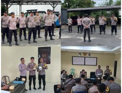 Dorong Peningkatan Pelayanan, Kasatbinmas Gelar Anev Kinerja Bhabinkamtibmas di Polres Way Kanan