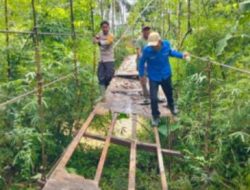 “Demi Keselamatan, Kades Sukajadi Kecamatan Panggarangan Menghimbau Warga Bahwa Jembatan Cimancak Tidak Bisa Dilintasi?!”