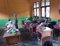 Polsek Rebang Tangkas Monitoring MBG Kepada Pelajar di Sekolah