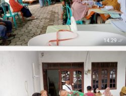 Peran Aktif Babinsa Ketelan Dampingi Kader Posyandu, Cek Kesehatan Warga