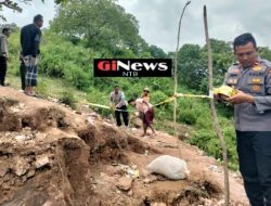 Polsek Prabarda Tutup Tambang Emas Ilegal di Gunung Kongbawi.